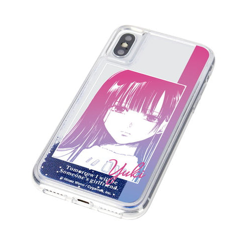 『明日、私は誰かのカノジョ』雪 グリッターiPhoneケース